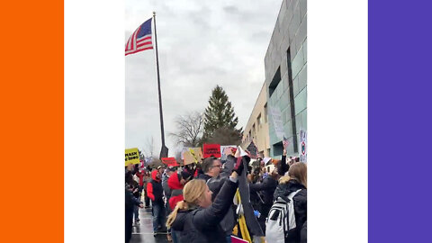 Another School Walk-Out Against Mask Mandates