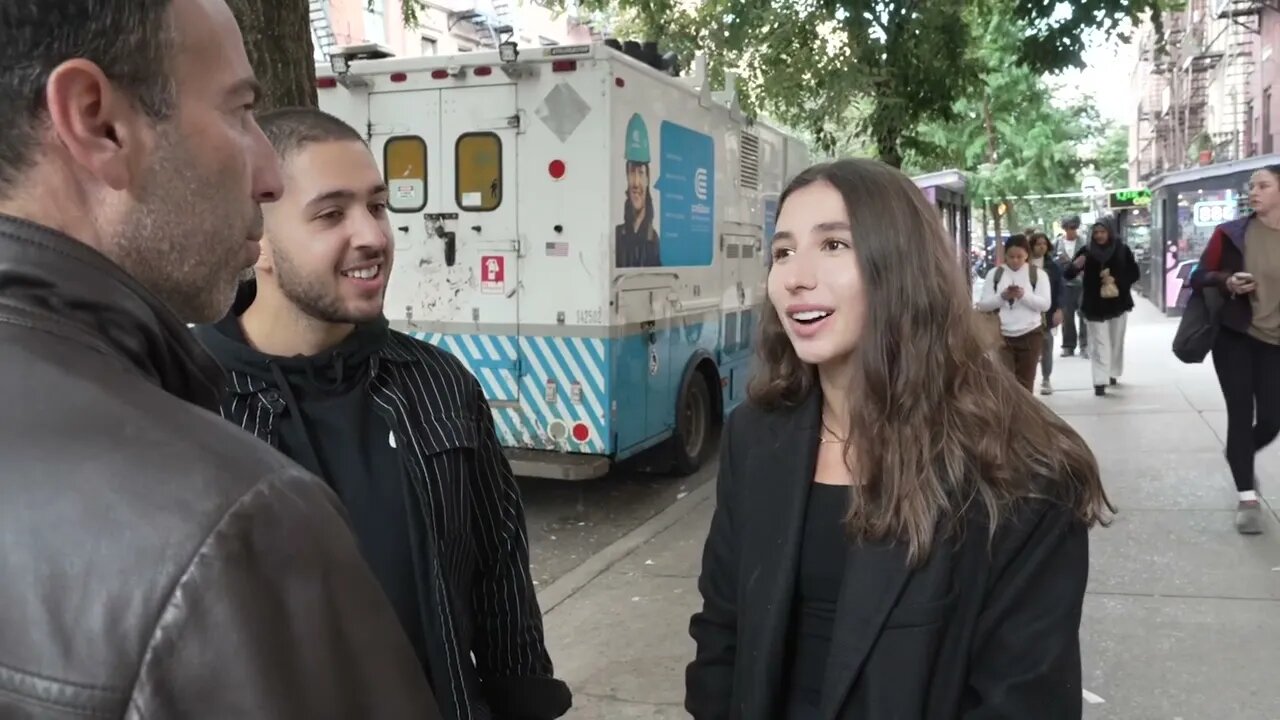 WATCH NY LEFTISTS SUPPORT HAMAS SLAUGHTER #viral #support