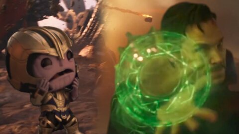 If Dr Strange used 100% of his Brain in Infinity War - Legendado