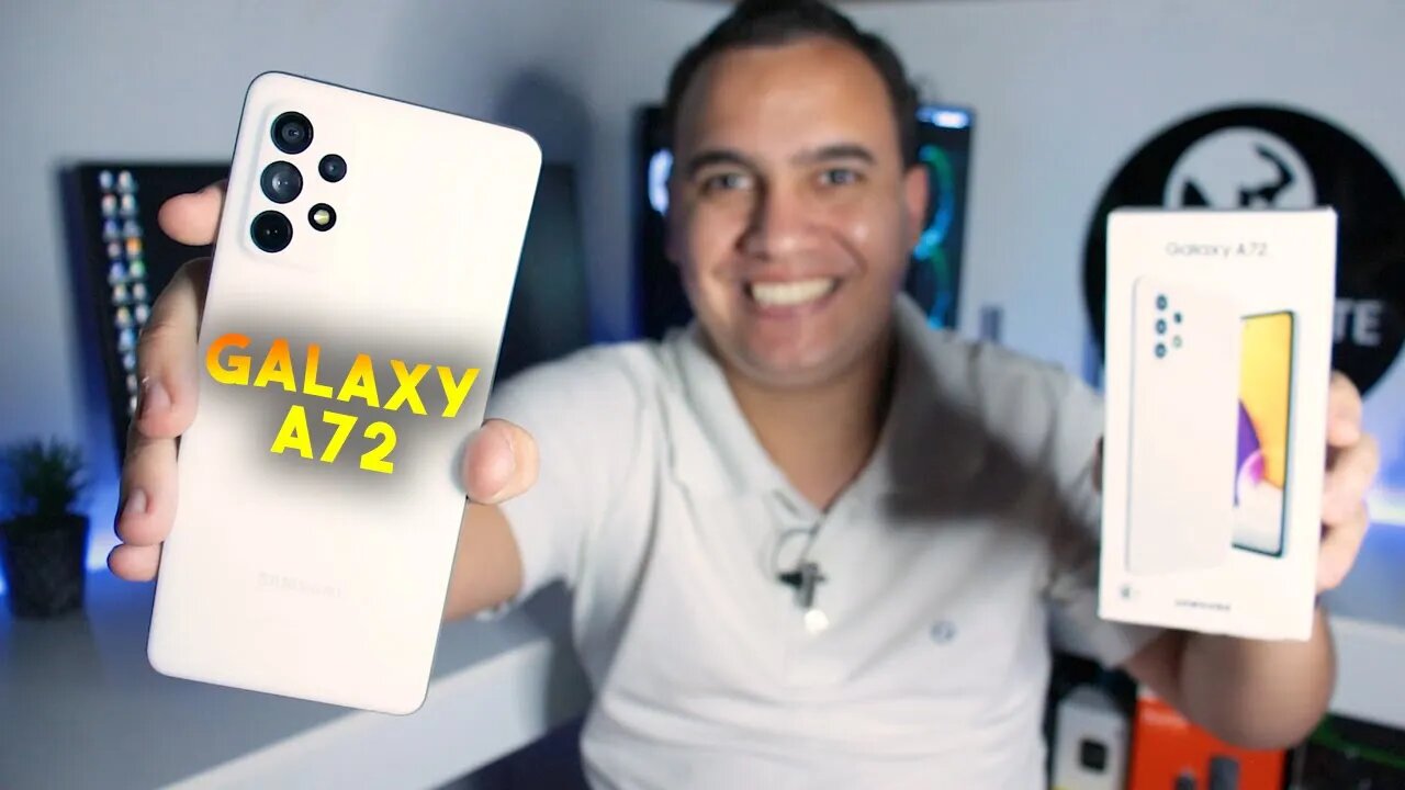 Galaxy A72, com SOM ESTÉRIO, TELA DE 90 Hz e IP67 - Unboxing e Impressões