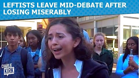 Leftists Leave Debate After Losing Miserably