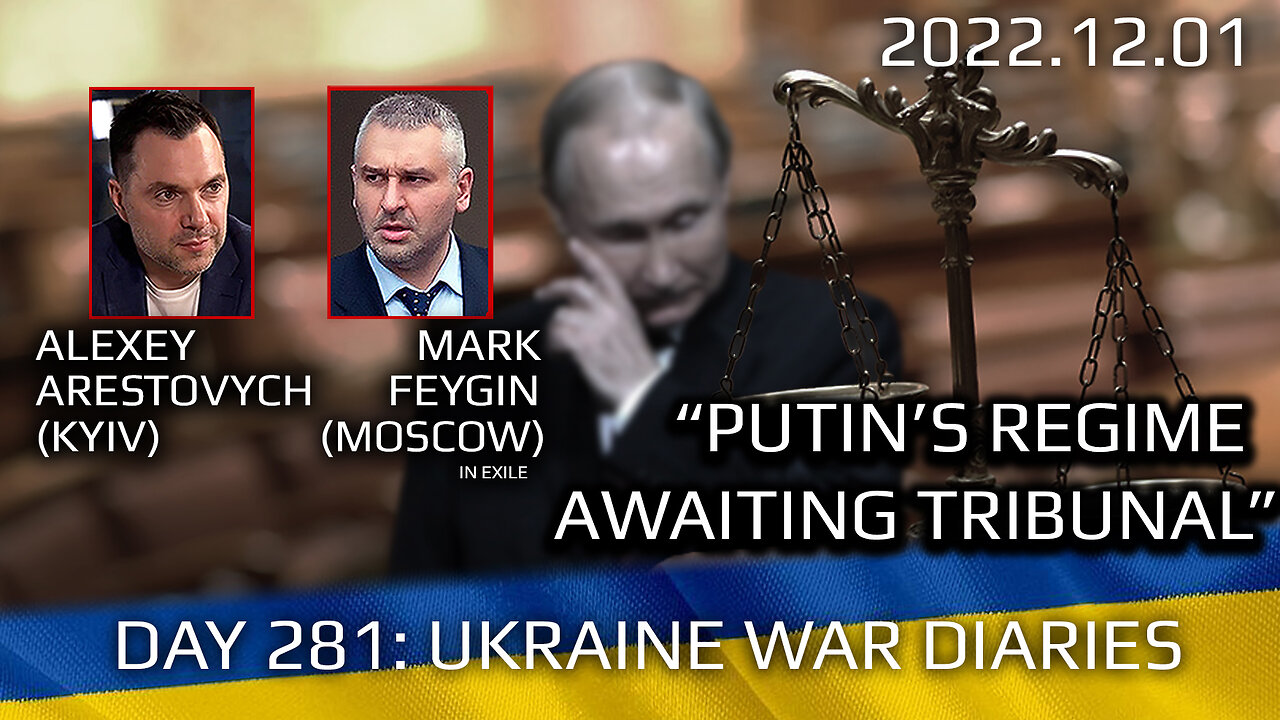 War Day 281: war diaries w/Advisor to Ukraine President, Intel Officer @Alexey Arestovych & #Feygin