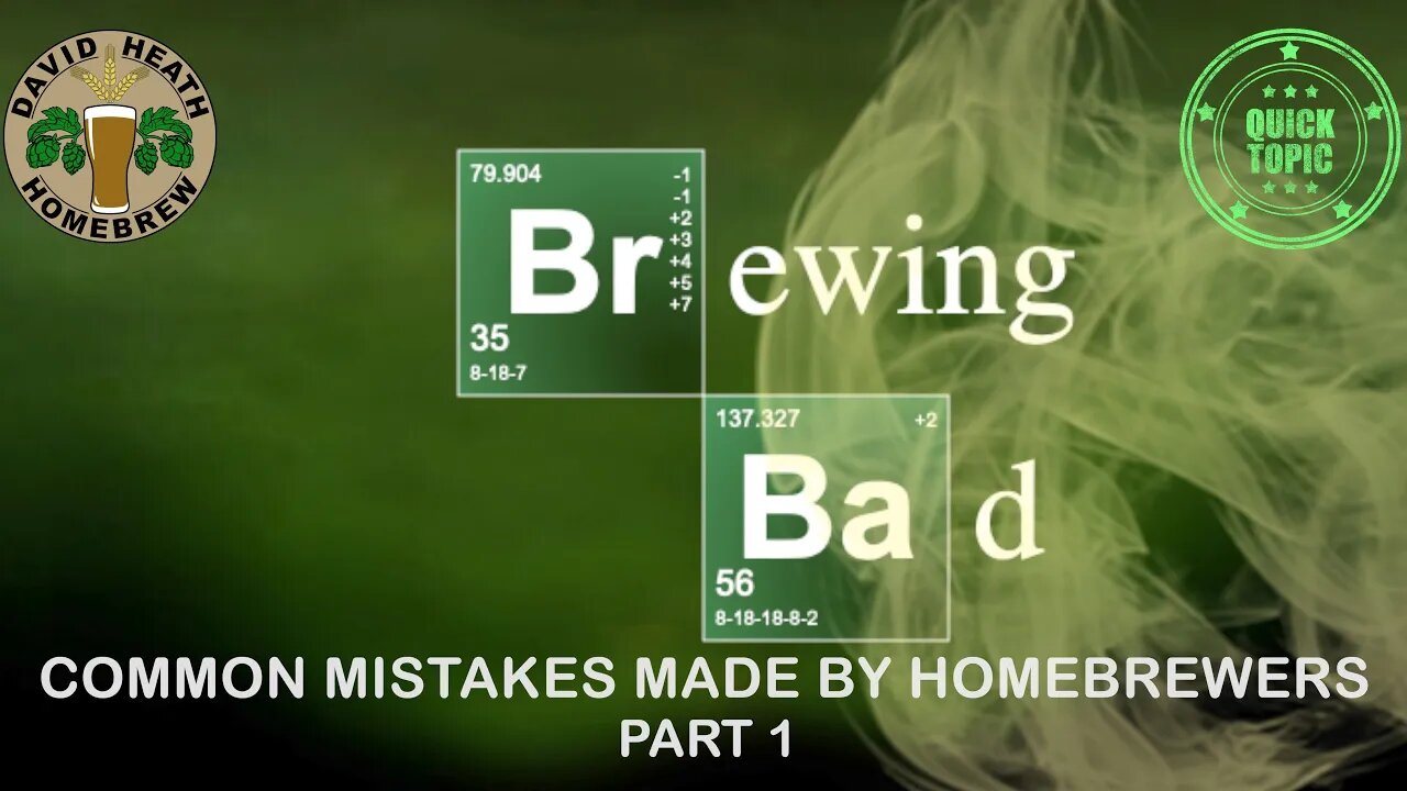 Brewing Bad 1 Common Mistakes Made By HomeBrewers