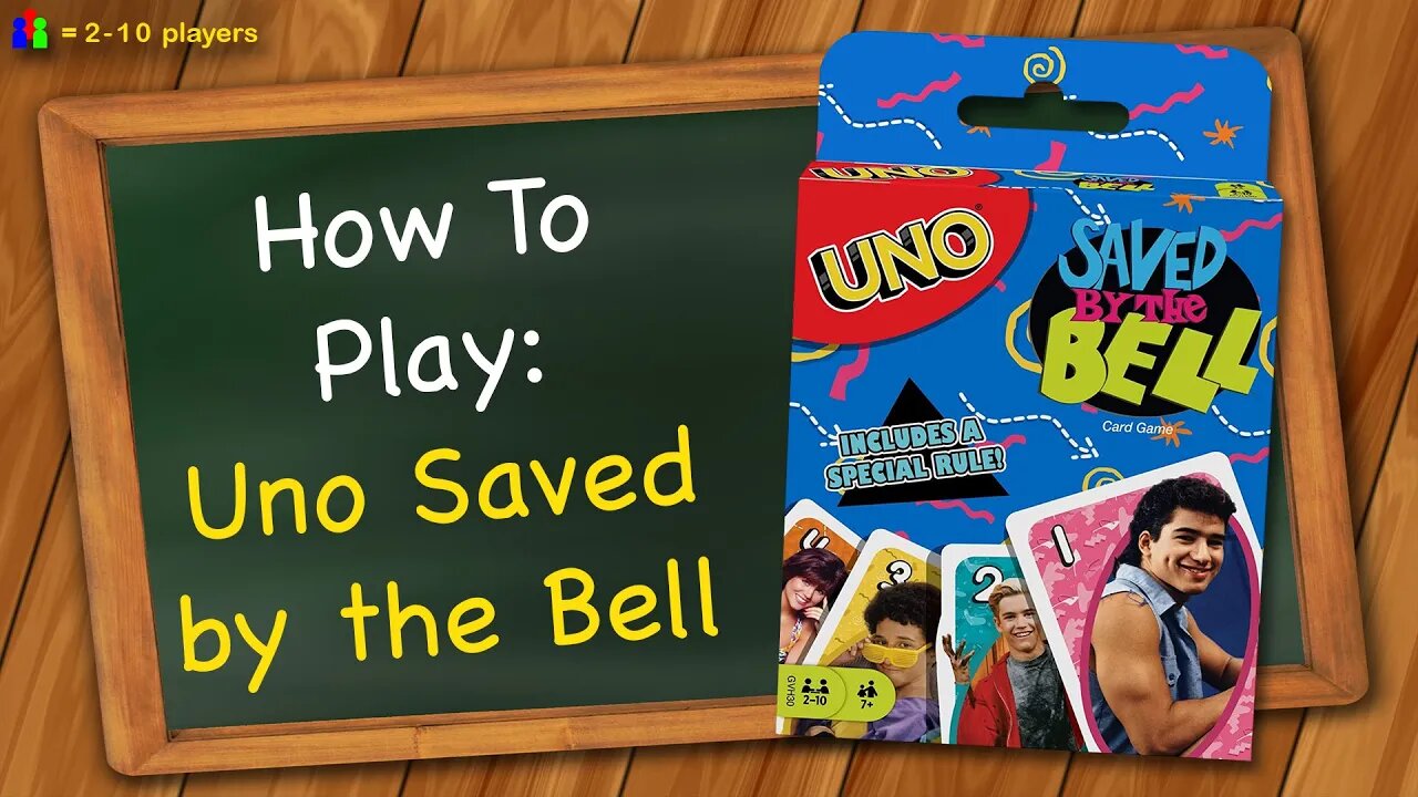 How to play Uno Saved by the Bell