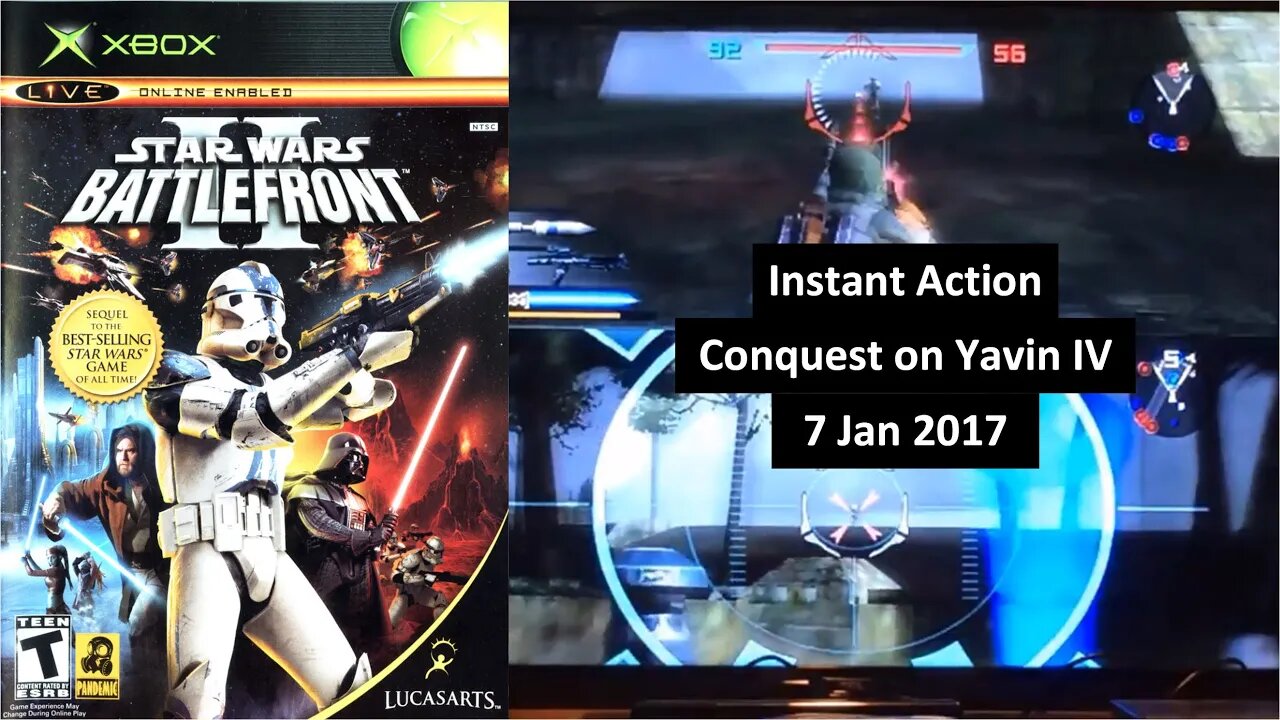 7 Jan 2017 - Conquest on Yavin IV - Star Wars: Battlefront II - 2pss - Instant Action GCW