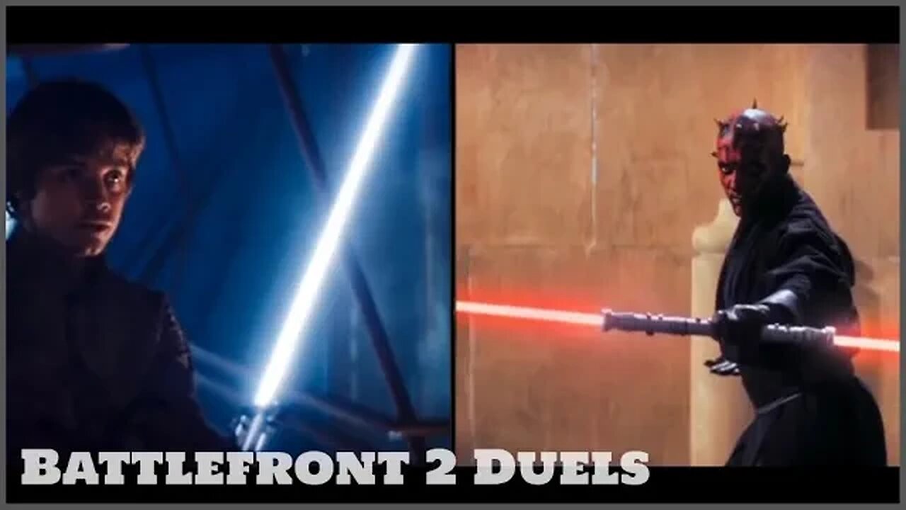 Star Wars Battlefront 2 Duels - Luke Skywalker Vs Darth Maul