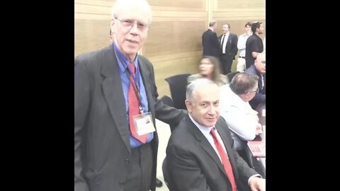 Israel Prime Minister Netanyahu with Dr Anthony Harper