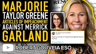 Marjorie Taylor GREENE Files ARTICLES OF IMPEACHMENT Against MERRICK GARLAND for TRUMP FBI RAID