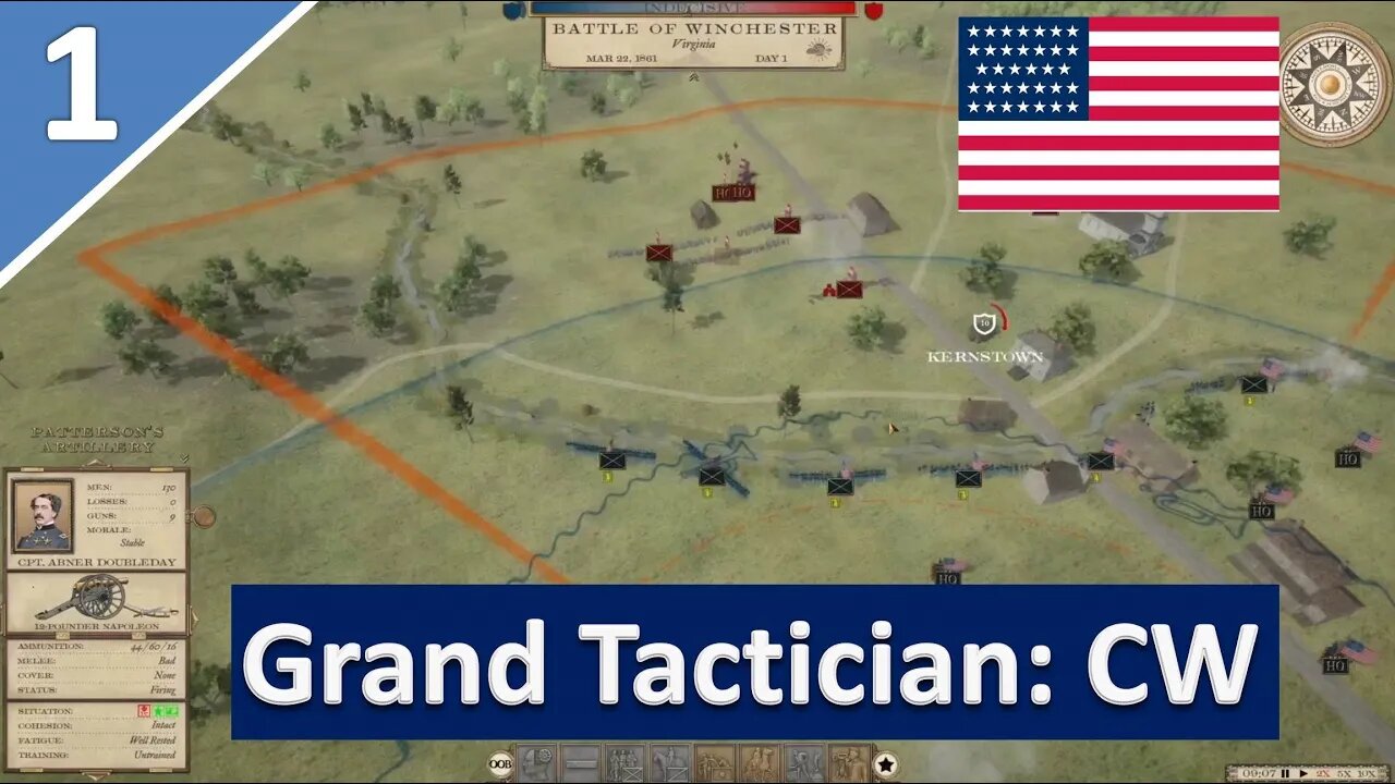 Grand Tactician: The Civil War l Union 1861 Campaign l Part 1