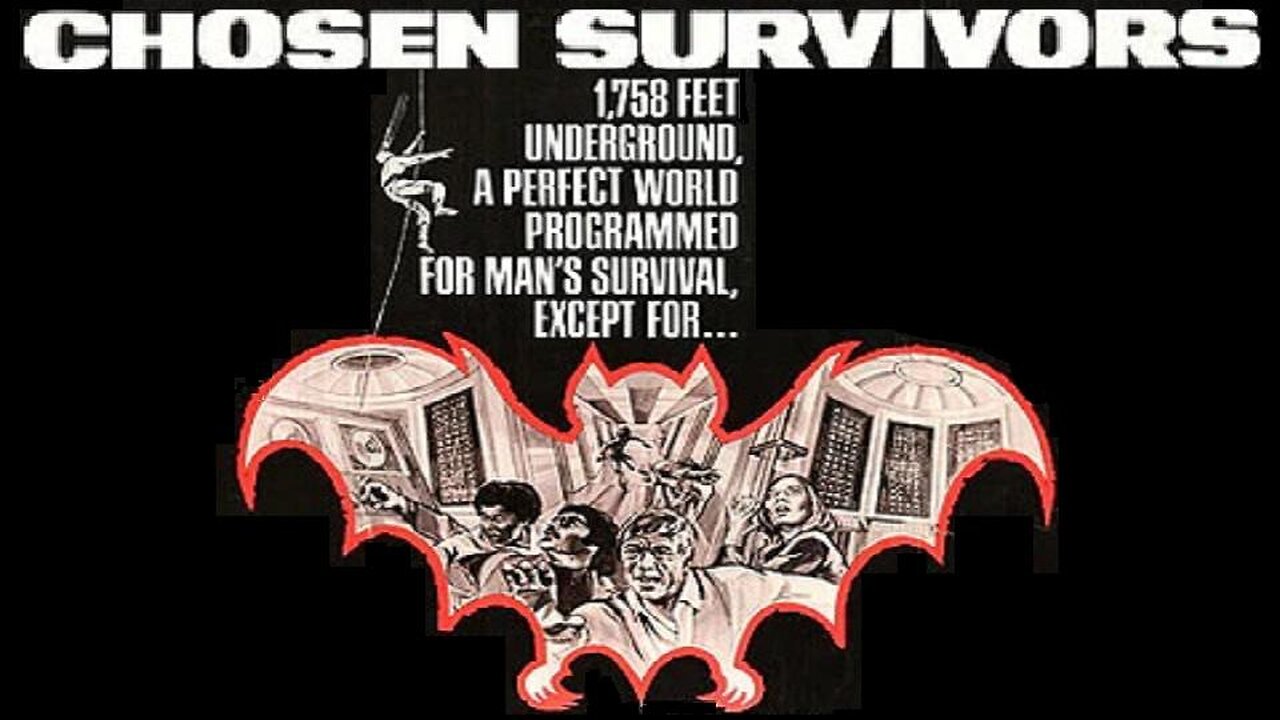 CHOSEN SURVIVORS 1974 Underground Bomb Shelter Attacked by Mutant Vampire Bats FULL MOVIE HD & W/S