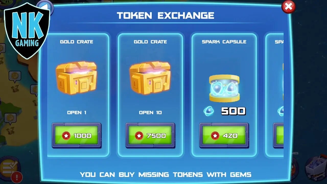 Angry Birds Transformers - Soundblaster Event - Day 7 - Token Exchange - 10 Gold Crates