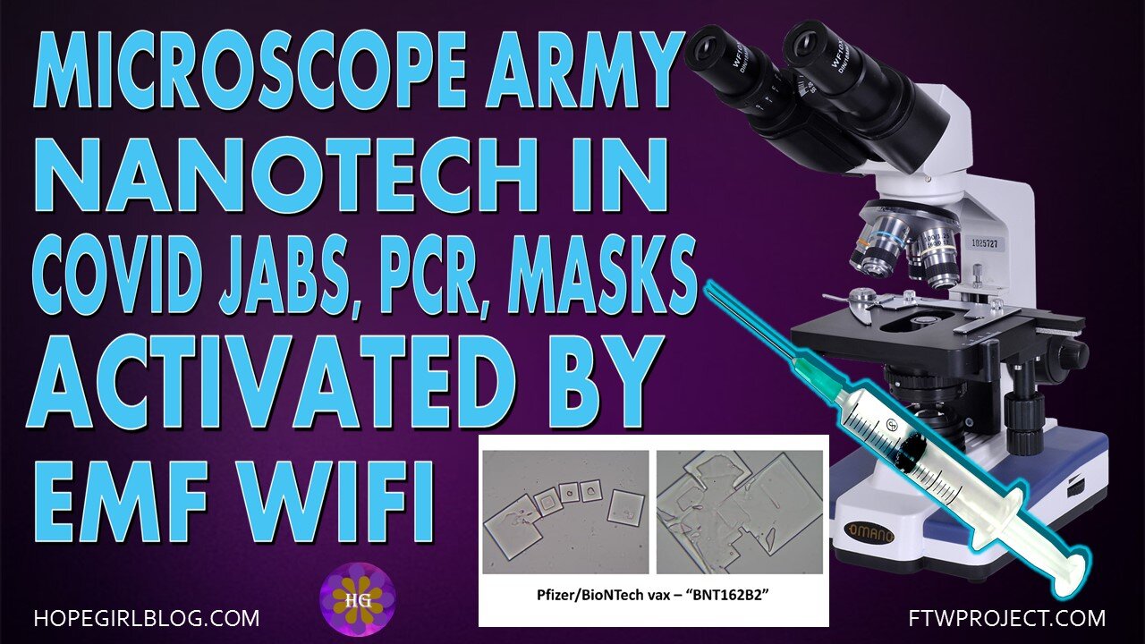 Nanotech in Covid Jabs, PCR, Masks Activated By EMF Special Report