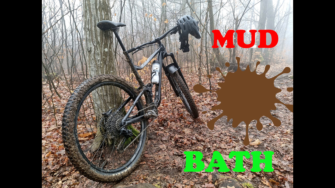 MTB Mud ride. Very slippery