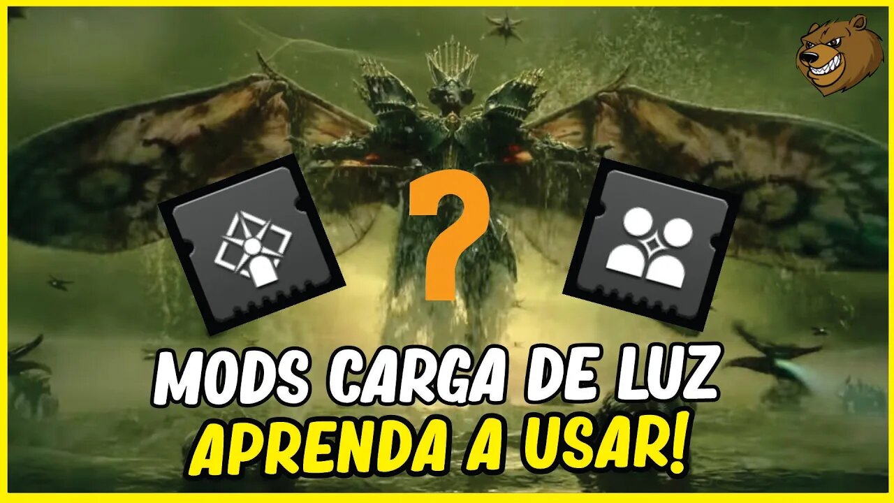 DESTINY 2 │ MODs DE CARGA DE LUZ APRENDA A ATIVA - LOS