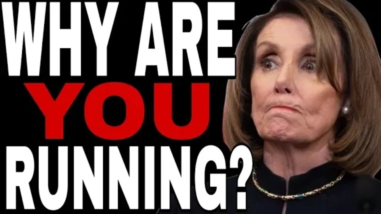 PELOSI PANICS AND WANTS TO FLEE THE COUNTRY IF DEMOCRATS LOSE CONGRESS