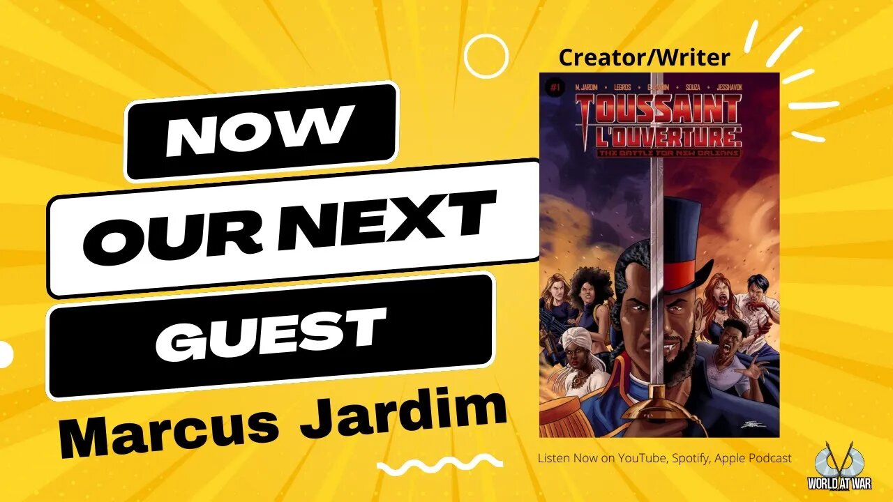 Marcus Jardim - Creator/Writer of Toussaint L'Ouverture Comic!