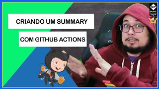 CRIANDO UM GITHUB SUMMARY