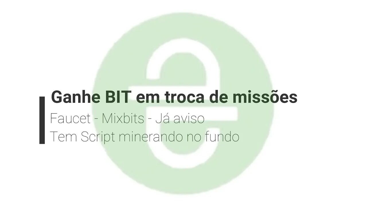 Faucet - Mixbits - Ganhe Bits completando Faucets - Script dentro do site, muito pesado