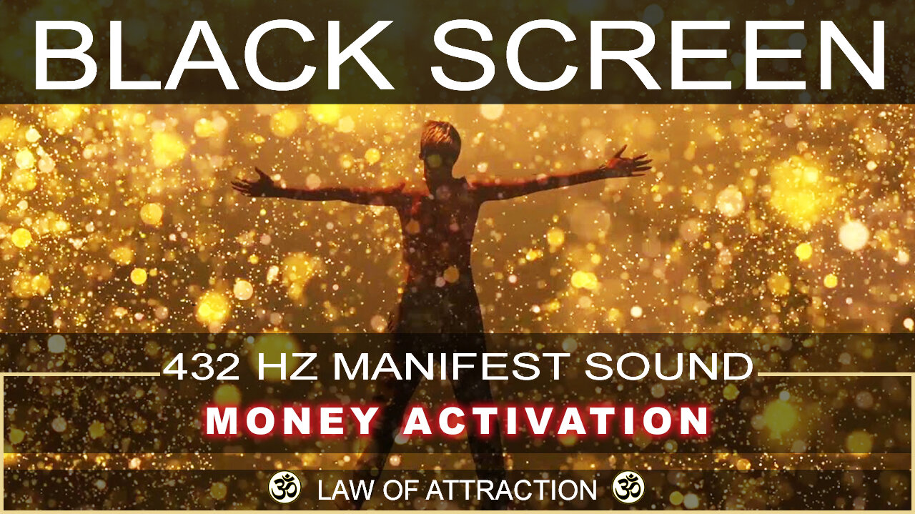 🌙 Manifest And Attract Money, Wealth, And Abundance ⎮ Black Screen Sleep Music