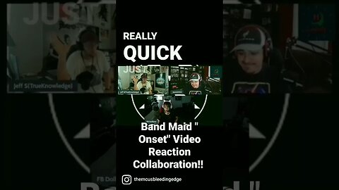 Clip #3 of a Band Maid " Onset" First Reaction/ Video Reaction Collaboration! #bandmaidonset