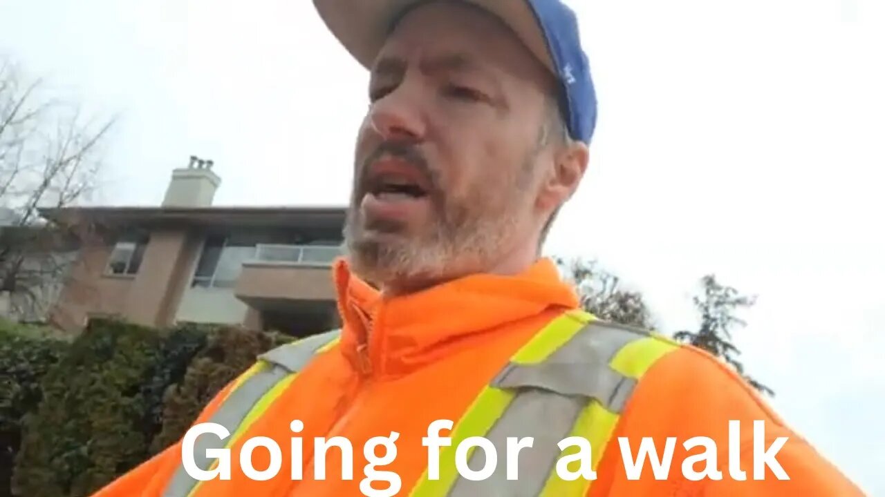 Going for a walk on busy street talking about.. well.. my life, lol