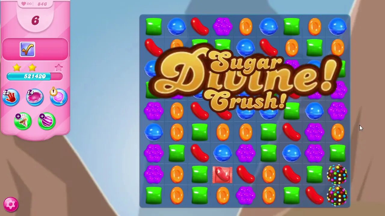 Candy Crush Saga Level 846