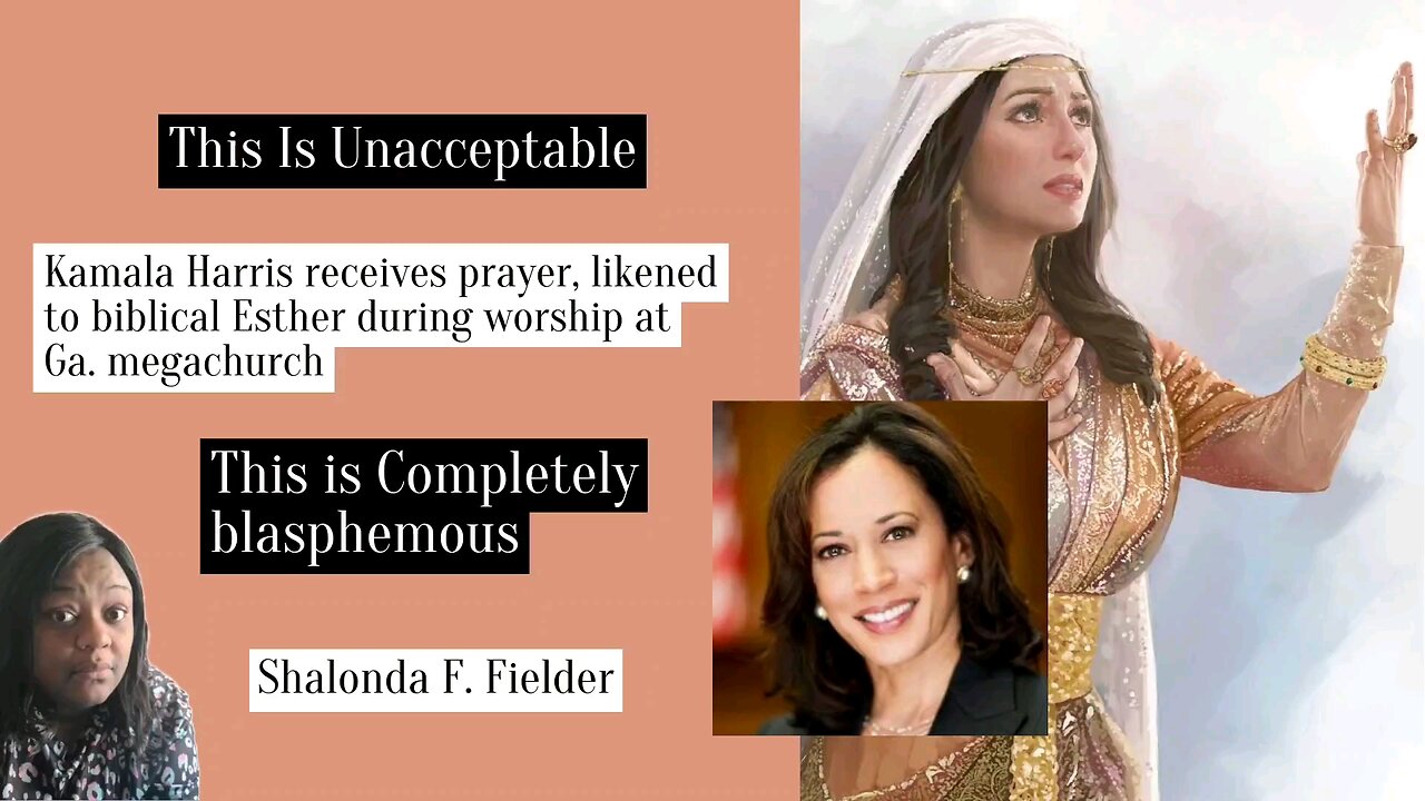 Kamala Harris receives prayer, likened to biblical Esther during worship at Ga. megachurch