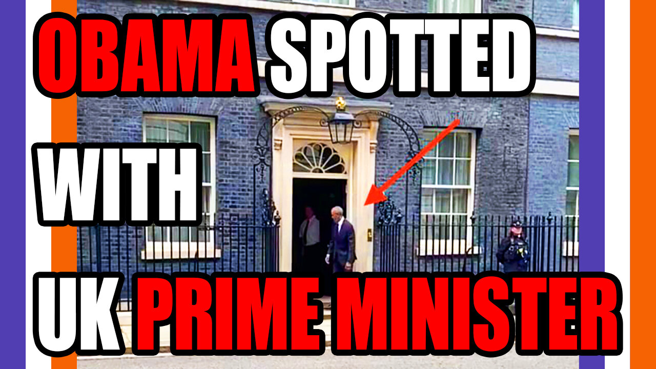 Obama Spotted At UK Prime Minister's House