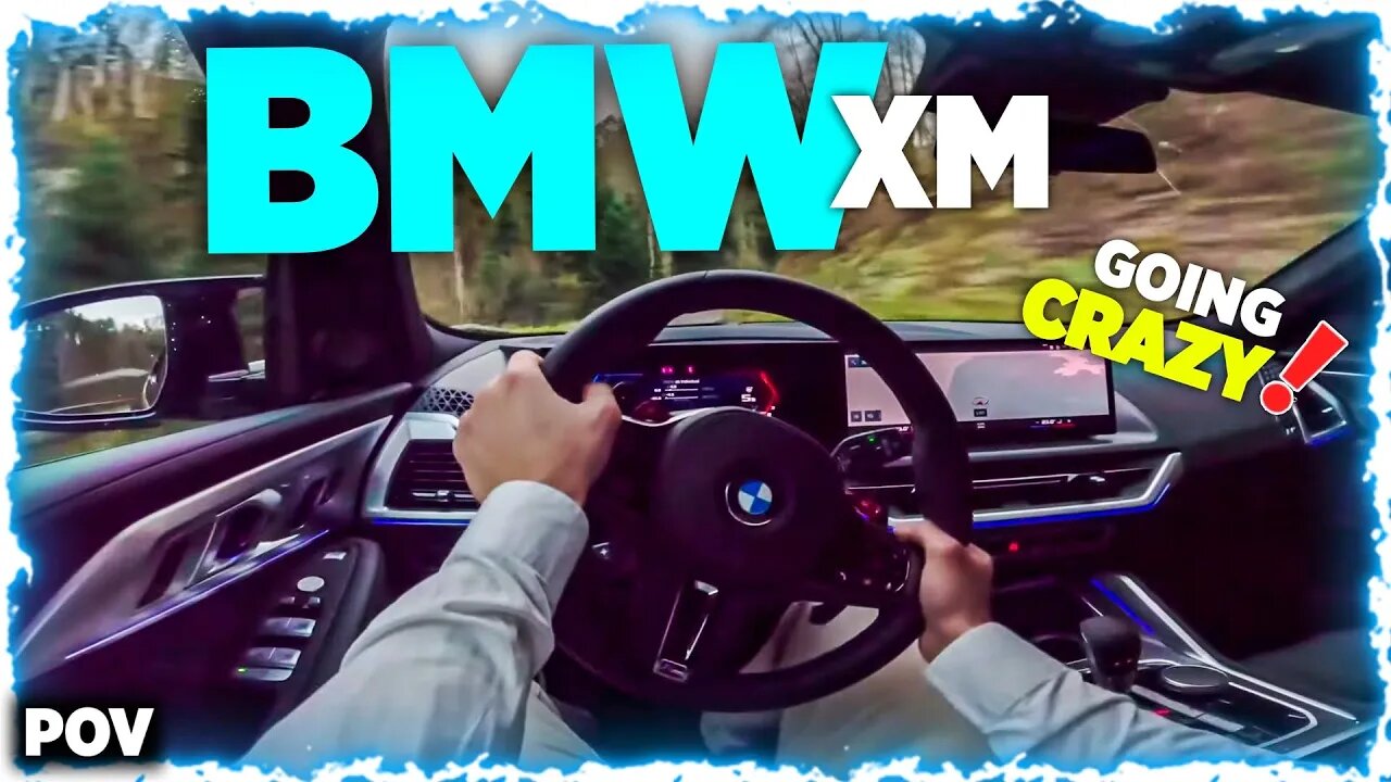 2023 BMW XM POV Crazy Roads & Bad Weather Condition