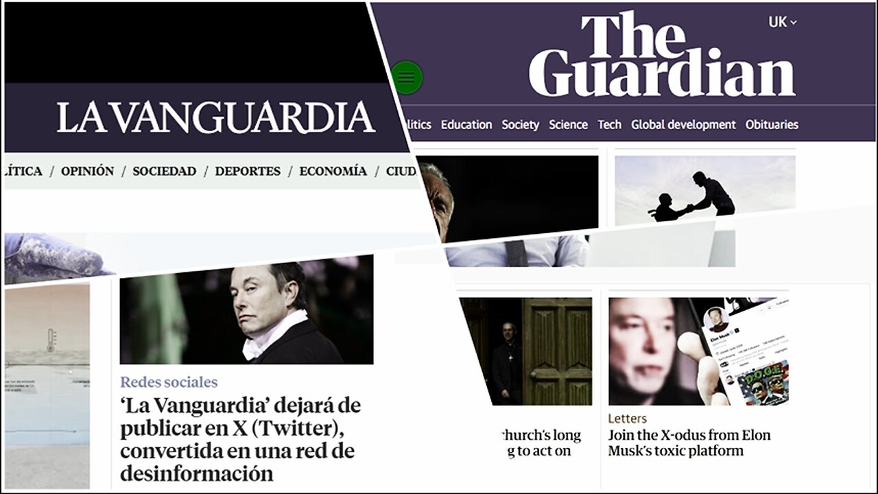 The Guardian y La Vanguardia se van de la red social de Elon Musk