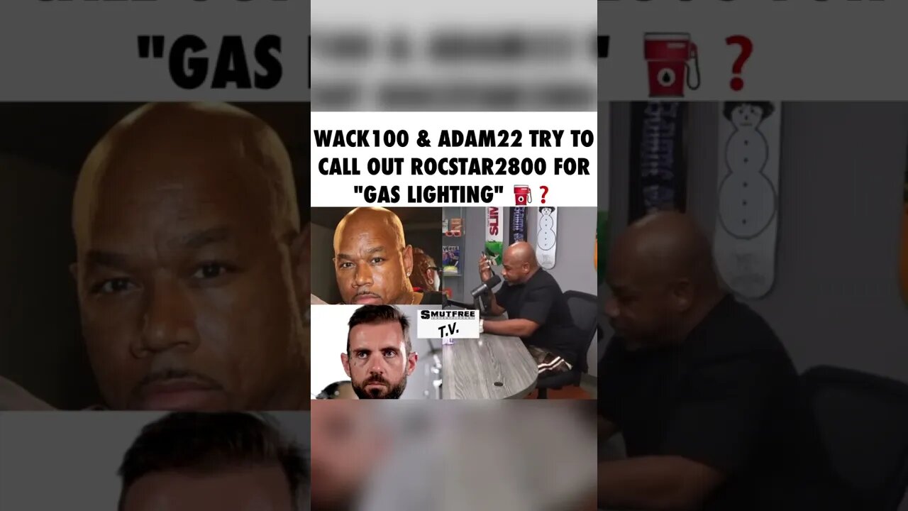 Wack100 & Adam22 Call Rocstar2800 A “Gaslighter”😂