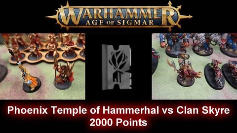 Age of Sigmar Battle Report - Cities of Sigmar vs Skaven 2000 pts