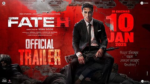 Fateh | Official Trailer l Sonu Sood | Jacqueline Fernandez | In Cinemas 10th January