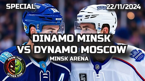 KHL ICE HOCKEY GAME - DINAMO MINSK VS DYNAMO MOSCOW - MINSK ARENA, MINSK, BELARUS - 22ND NOV 2024