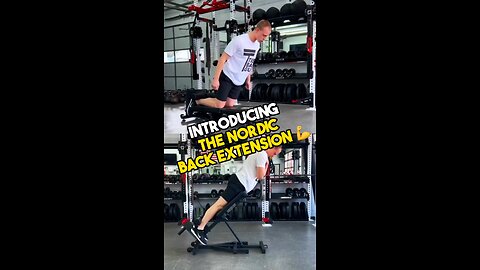 Nordic Bench & Back Extension Machine Preview (Tib Bar Guy)