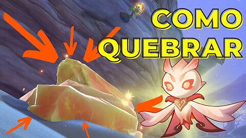 Como quebrar as pedras laranjas | Sumeru - Genshin