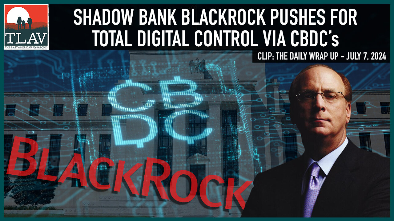 Shadow Bank BlackRock Pushes For Total Digital Control Via CBDC's