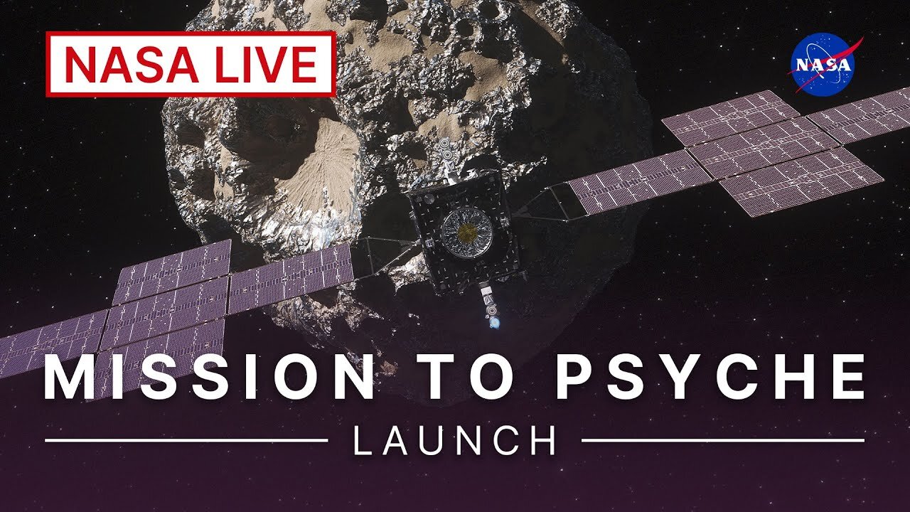 Psyche Launches to a Metal Asteroid (Official NASA Broadcast)