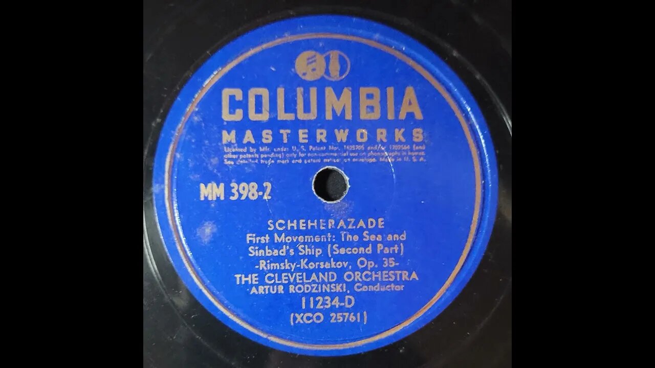 Korsakov, Cleveland Orchestra - First Movement The Sea and Sinbad's Ship (2nd Part) (Scheherazade)