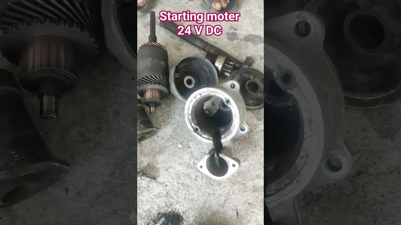 starting moter Repare 24 v DC #viral #automobile #tranding #workshop #youtubeshorts