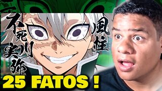 25 FATOS QUE VOCÊ NÃO SABIA SOBRE SANEMI SHINAZUGAWA - KIMETSU NO YAIBA - | React Anime Pro