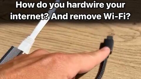 Reduce your exposure by tethering your internet connection w/ ethernet or usb extension cable