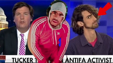 Tucker Carlson Owns Antifa leader And Left Him Speechless