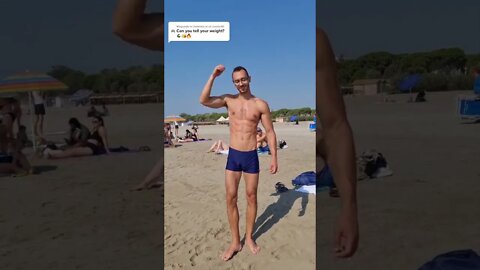 Beach Boy shows Muscles #Shorts