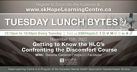 Lunch Bytes: November 15/22 - Getting to Know the HLC's Confronting the Discomfort Course