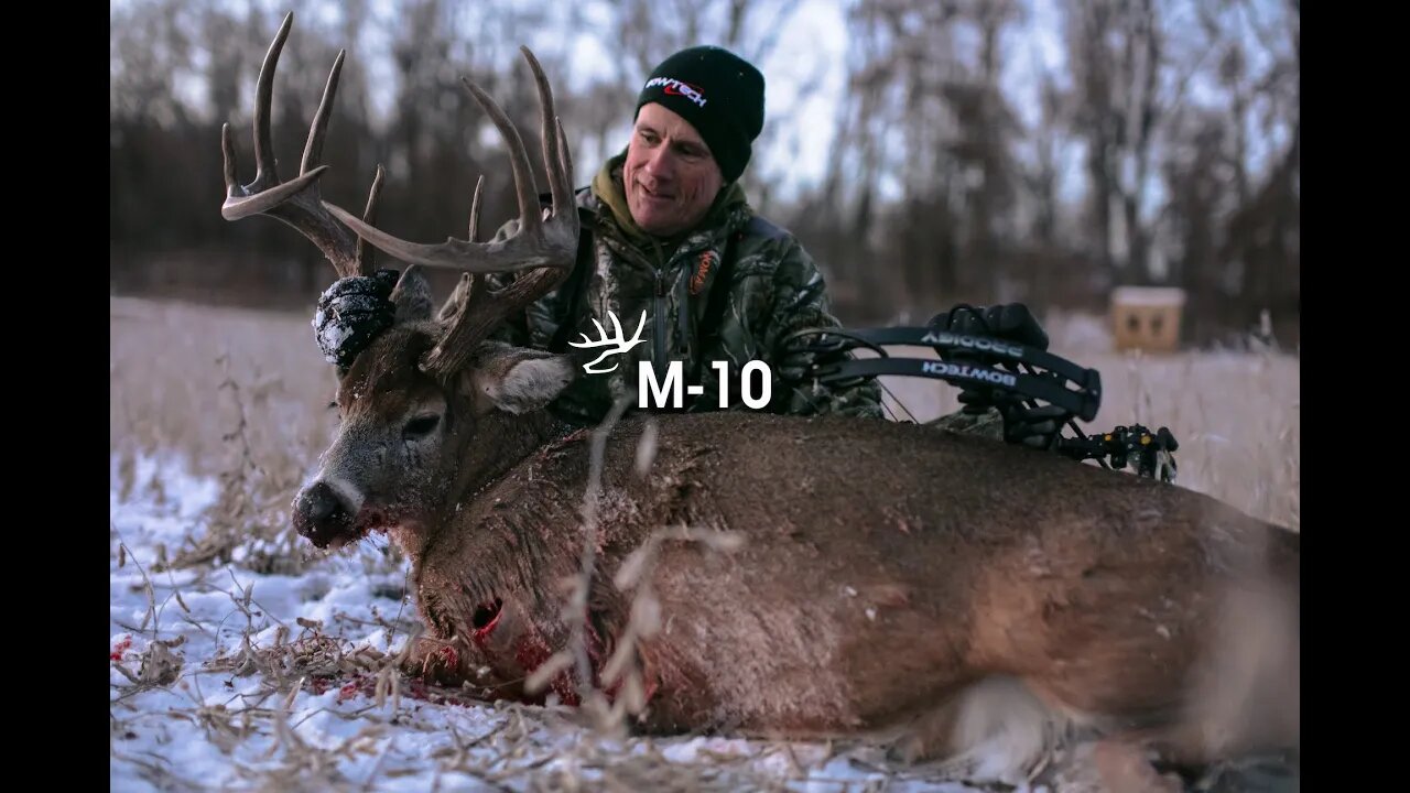 BIG Typical Missouri Whitetail in the Snow - "M10"