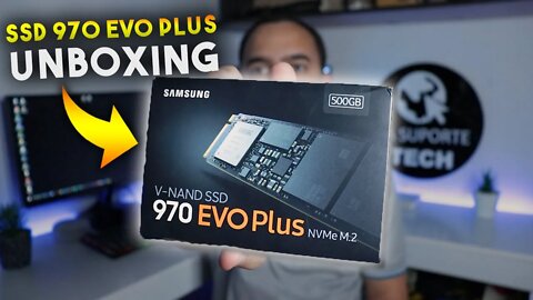 SSD 970 EVO Plus NVMe M2 SAMSUNG - Unboxing e primeiras impressões