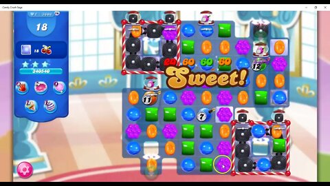 Candy Crush Level 3606 Talkthrough, 30 Moves 0 Boosters