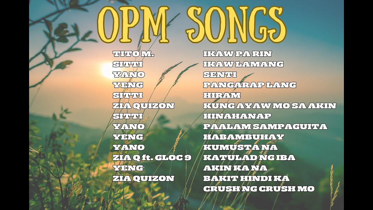 ORIGINAL PILIPINO MUSIC