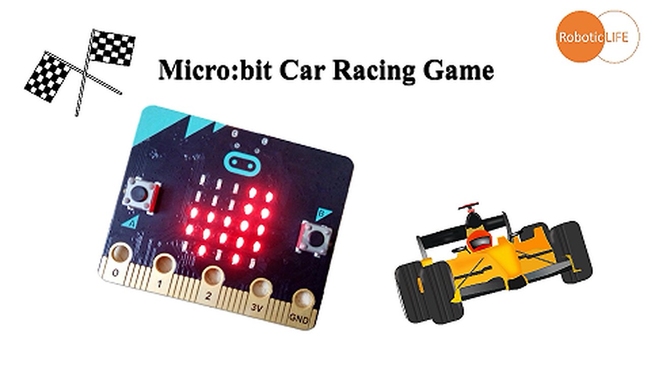 micro:bit game - car racing